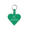 Promotional Heart Flexible Key Tag Dark Green 522