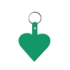 Promotional Heart Flexible Key Tag Green 522