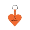 Promotional Heart Flexible Key Tag Orange 522