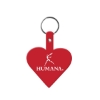 Promotional Heart Flexible Key Tag Red 522