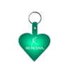 Promotional Heart Flexible Key Tag Translucent Green 522