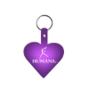 Promotional Heart Flexible Key Tag Translucent Purple 522