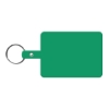 Promotional Large Rectangle Flexible Key Tag Green 528
