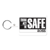 Promotional Large Rectangle Flexible Key Tag White 528