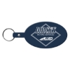 Promotional Large Oval Flexible Key Tag Dark Blue 533