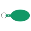 Promotional Large Oval Flexible Key Tag Green 533