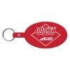 Promotional Large Oval Flexible Key Tag Red 533