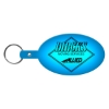 Promotional Large Oval Flexible Key Tag Translucent Blue 533