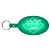 Promotional Large Oval Flexible Key Tag Translucent Green 533