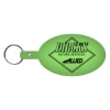Promotional Large Oval Flexible Key Tag Translucent Lime Green 533