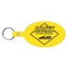 Promotional Large Oval Flexible Key Tag Yellow 533