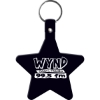 Promotional Star Flexible Key Tag Black 565