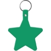 Promotional Star Flexible Key Tag Green 565
