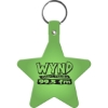 Promotional Star Flexible Key Tag Translucent Lime Green 565