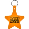 Promotional Star Flexible Key Tag Translucent Orange 565