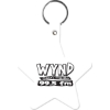 Promotional Star Flexible Key Tag White 565