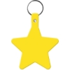 Promotional Star Flexible Key Tag Yellow 565