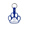 Promotional Paw Flexible Key Tag Blue 568