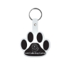Promotional Paw Flexible Key Tag Translucent Frost White 568