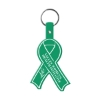 Promotional Awareness Ribbon Flexible Key Tag Dark Green 570