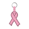 Promotional Awareness Ribbon Flexible Key Tag Pink 570