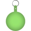 Promotional Large Circle Flexible Key Tag Translucent Lime Green 575