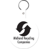 Promotional Large Circle Flexible Key Tag White 575