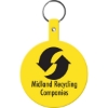 Promotional Large Circle Flexible Key Tag Yellow 575