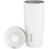 Promotional 20 oz owala smoothsip slider Shy Marshmallow White 77972-G