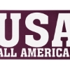Promotional 6 Badge Satin Ribbon - 25yd Roll - Brilliance - Matte Finish Burgundy Red BR50BAR0625
