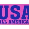 Promotional 6 Badge Satin Ribbon - 25yd Roll - Brilliance - Matte Finish Brite Pink BR50BAR0625