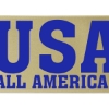Promotional 6 Badge Satin Ribbon - 25yd Roll - Brilliance - Matte Finish Gold BR50BAR0625