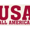 Promotional 6 Badge Satin Ribbon - 50yd Roll - Brilliance - Matte Finish Red BR50BAR0650