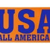 Promotional 6 Badge Satin Ribbon - 50yd Roll - Brilliance - Matte Finish Orange BR50BAR0650
