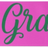 Promotional 8 Badge Satin Ribbon - 100yd Roll - Brilliance- Matte Finish Brite Pink BR50BAR0810
