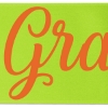 Promotional 8 Badge Satin Ribbon - 100yd Roll - Brilliance- Matte Finish Lime Green BR50BAR0810
