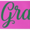 Promotional 8 Badge Satin Ribbon - 25yd Roll - Brilliance- Matte Finish Brite Pink BR50BAR0825