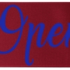 Promotional 9 Badge Satin Ribbon - 50yd Roll - Brilliance- Matte Finish Red BR50BAR0950