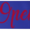 Promotional 9 Badge Satin Ribbon - 50yd Roll - Brilliance- Matte Finish Royal Blue BR50BAR0950