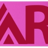 Promotional 12 Badge Satin Ribbon - 25yd Roll - Brilliance- Matte Finish Brite Pink BR50BAR1225