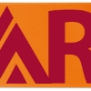 Promotional 12 Badge Satin Ribbon - 50yd Roll - Brilliance- Matte Finish Red BR50BAR1250