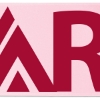 Promotional 12 Badge Satin Ribbon - 50yd Roll - Brilliance- Matte Finish Pink BR50BAR1250