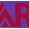 Promotional 12 Badge Satin Ribbon - 50yd Roll - Brilliance- Matte Finish Purple BR50BAR1250