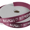 Promotional 1 Badge Satin Ribbon - 100yd Roll - Foil Print Burgundy Red FP50BAR0110