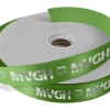 Promotional 1 Badge Satin Ribbon - 100yd Roll - Foil Print Green FP50BAR0110