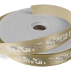 Promotional 1 Badge Satin Ribbon - 50yd Roll - Foil Print Gold FP50BAR0150