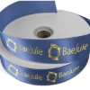 Promotional 1 1/2 Badge Satin Ribbon - 100yd Roll - Foil Print Royal Blue FP50BAR1510
