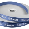 Promotional 5/8 Badge Satin Ribbon - 25yd Roll - Foil Print Royal Blue FP50BAR5825