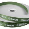 Promotional 5/8 Badge Satin Ribbon - 50yd Roll - Foil Print Green FP50BAR5850