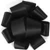 Promotional 1 1/2 Badge Satin Bow - Foil Print Black FP50BOW1506